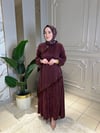 10709 İpek Kupra Elbise