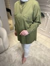 11010 Taş Düğmeli Gömlek