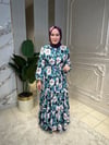 1240 Bahar Dalı Yaz Elbise