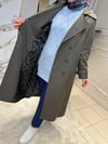 1308 İç Astarlı Premium Trench-Haki