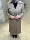 1308 İç Astarlı Premium Trench-Vizon