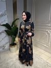 1408 Golden Yaz Elbise