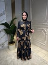 1408 Golden Yaz Elbise