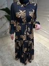 1408 Golden Yaz Elbise
