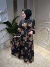 1408 Golden Yaz Elbise