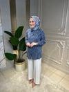 1435 Kamuflaj Desenli Tunik