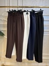 1484 Bel Lastikli Duble Pantolon