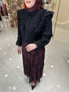 19543 Düğme Deyatlı İpek Tencel GÖMLEK