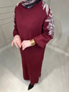 229 Omuz Taşlı Elbise