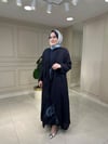 26005 Ham Keten Elbise Takım