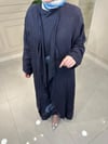 26005 Ham Keten Elbise Takım