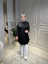 3027 Taşlı Jakar Tunik