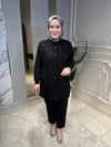 3033 Nakış İşlemeli Pantolon Takım