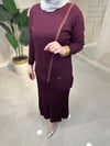3060 Fermuar Detaylı Fitilli Tunik