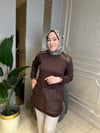 3095 Kapitone Kombinli Tunik