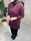 3101 Yanları Fermuarlı Tunik