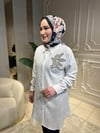 3235 Jakar Kumaş Taşlı Gömlek