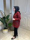 40925 Desenli Angora Hırka