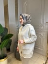 40936 Gold Düğmeli Angora Hırka
