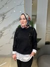 4653 Missemramiss Pullu Gömlek Garni Angora Kazak