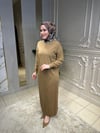 4712 Amore Taş İşlemeli Triko Elbise