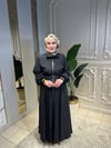 4828 Shıny Zıpper Elbise