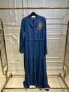 5006 Tencel Taşlı Elbise