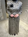 5025 Leopar Desen Elbise