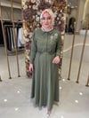 5309 Taşlı Paraşüt Elbise