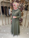 5309 Taşlı Paraşüt Elbise