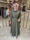 5309 Taşlı Paraşüt Elbise