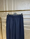 5355 Beli Lastikli Bol Paça Dubai Pantolon