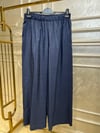 5355 Beli Lastikli Bol Paça Dubai Pantolon