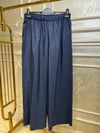 5355 Beli Lastikli Bol Paça Dubai Pantolon