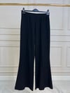 5586 Siyah Madrid İspanyol Paça Pantolon