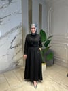 5714 Bağlamalı Tencel Elbise