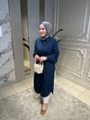5836 Tencel Kumaş Uzun Tunik