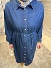 5836 Tencel Kumaş Uzun Tunik