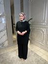 5912 Kraşlı Pantolon Takım