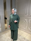 5954 Anvelp Detaylı Dubai Kombinli Pasıon Pantolon Takım