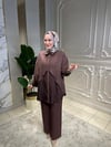 5954 Anvelp Detaylı Dubai Kombinli Pasıon Pantolon Takım