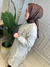 6045 Simli Örme Kumaş Astarlı Kap