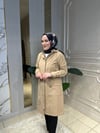 6501 Astarlı Kapşonlu Trenchkot