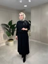 6826 Hakim Yaka Cepli Ve İşlemeli Kısa Ceket