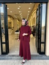 6949 Oval Kesikli Taş İşlemeli Adel Etekli Takım