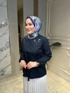70029 Kelebekli Pamuk Cotton Bluz