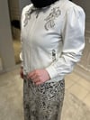 7218 Jakar Kot Leopar Desenli Etek Takım