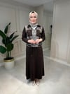 7320 Leopar Kombinli Etekli Takım