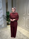 8541 Bel Kuşaklı Pantolon Takım