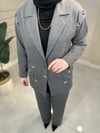 9080 Çizgili Pantolon Takım